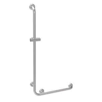 SHOWER RAIL CM.60X120 - INOX 304 WITHOUT SHOWER AND FLEX