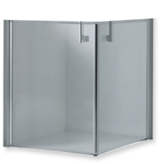 shower box, crystal 6 mm, 80x80 H100