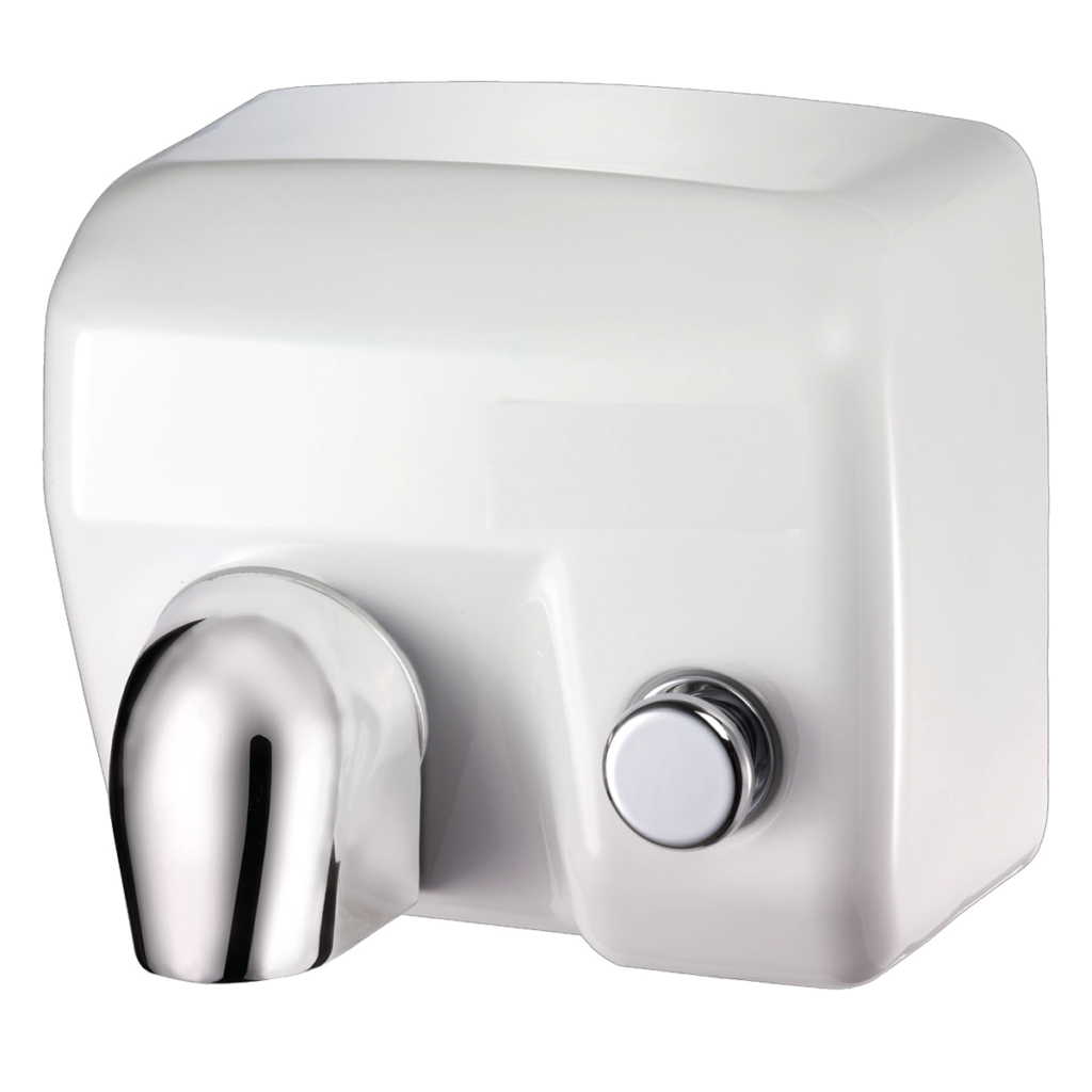 manual electric hand-dryer with push-button - 2400 WATT