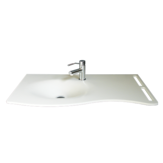 Flat Joy white Washbasin