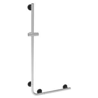 SHOWER RAIL CM.60X120 - LEONARDO INOX WITHOUT SHOWER AND FLEX