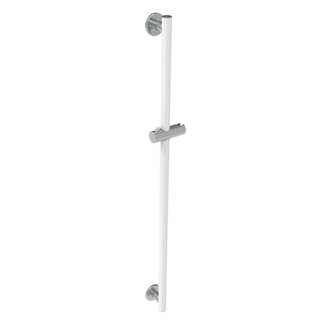 SHOWER SLIDING BAR CM.120 LEONARDO DELUXE - STAINLESS STEEL 304 - NO SHOWER AND FLEX