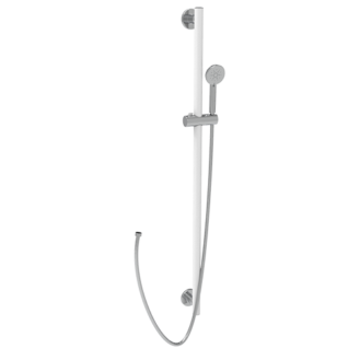 SHOWER SLIDING BAR CM.120 LEONARDO DELUXE - STAINLESS STEEL 304