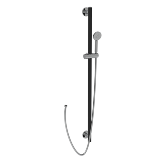 SHOWER SLIDING BAR CM.120 LEONARDO DELUXE - STAINLESS STEEL 304