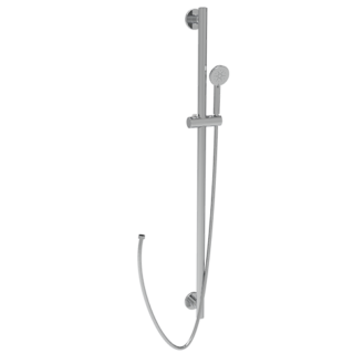 SHOWER SLIDING BAR CM.120 LEONARDO DELUXE - STAINLESS STEEL 304 CHROME