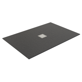 ANTHRACITE POLITEK SHOWER TRAY