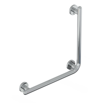 safety handle with vertical rod SERIES RAFFAELLO INOX CROMO