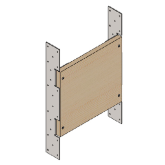 universal board in wood H30 centre to centre distance 40