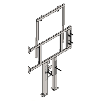 BRACKET FOR SUSPENDED WC AND R/L FOLDING BAR AND UNIVERSAL WC-FLUSHING TANK FOR PLASTERBOARD WALLS