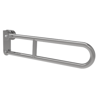 folding supporting bar with long fixing plate